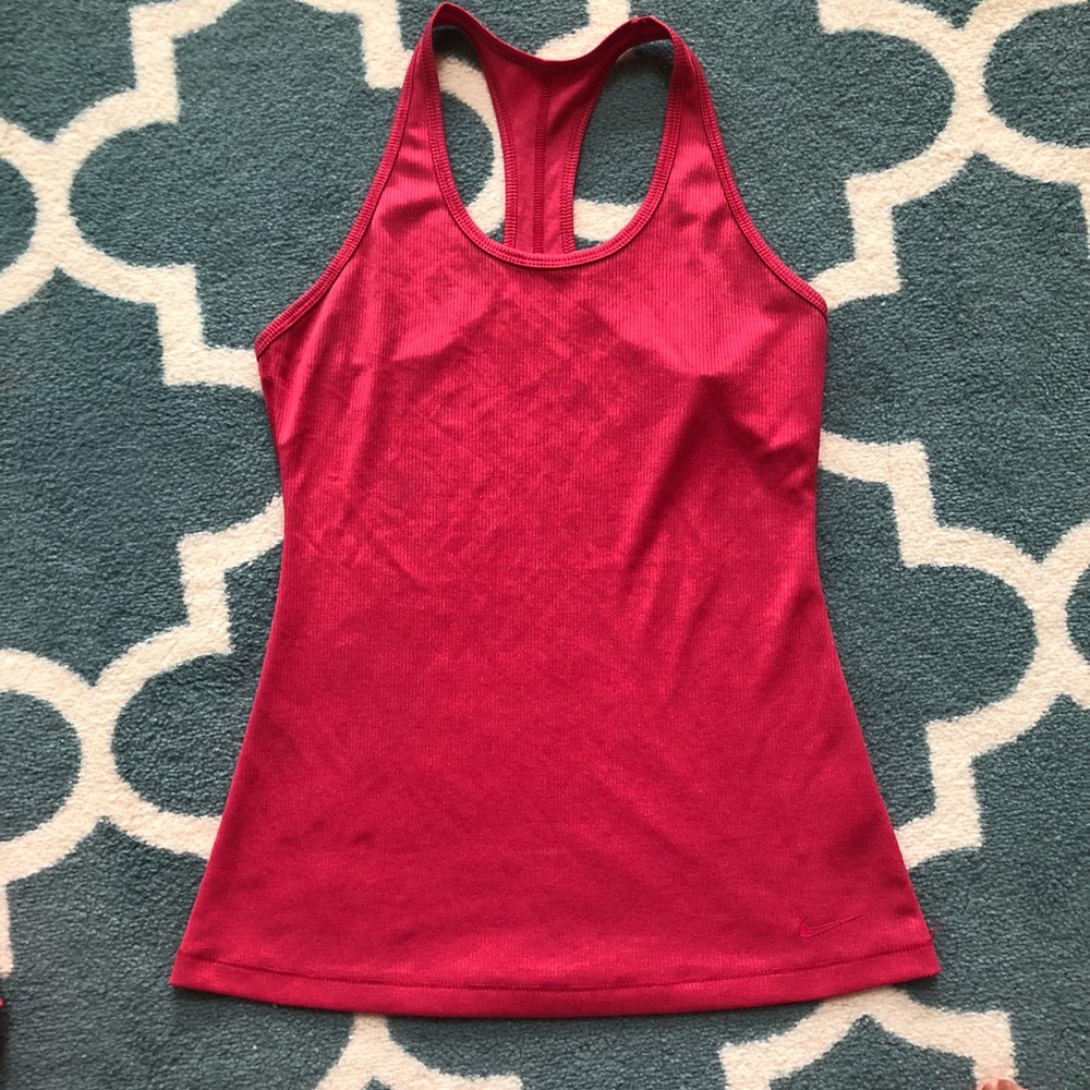 Pink Nike Dry fit racer back top